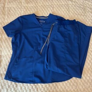 Blue Scrub Set